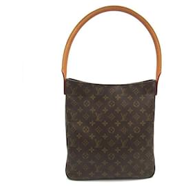 Louis Vuitton-Louis Vuitton Monogram Looping GM Shoulder Bag Canvas M51145 in fair condition-Other