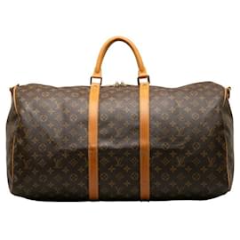 Louis Vuitton-Louis Vuitton Monogram Keepall Bandouliere 55 Reisetasche Canvas M41414 in gutem Zustand-Andere