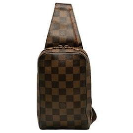 Louis Vuitton-Louis Vuitton Damier Ebene Geronimos  Shoulder Bag Canvas N51994 in good condition-Other