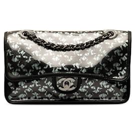 Chanel-Bolsa Chanel Média Clássica com Aba Única sobre Renda Bolsa de Ombro em Lona em Excelente Estado-Outro