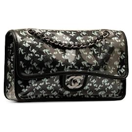 Chanel-Bolsa Chanel Média Clássica com Aba Única sobre Renda Bolsa de Ombro em Lona em Excelente Estado-Outro