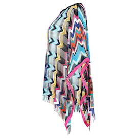 Missoni-Top tipo túnica de punto Missoni en lino multicolor-Multicolor