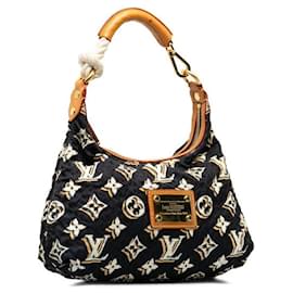 Louis Vuitton-Louis Vuitton Monograma Nylon Cruise Bolsa de Ombro Lona M40238 Em uma boa condição-Outro