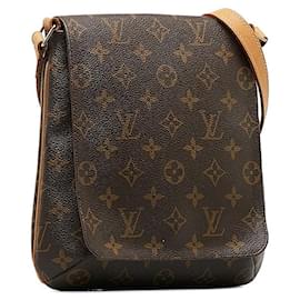 Louis Vuitton-Borsa a tracolla in tela con tracolla lunga Louis Vuitton Monogram Musette Salsa M51387 in buone condizioni-Altro