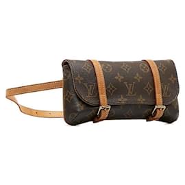 Louis Vuitton-Borsa a tracolla in tela Louis Vuitton Monogram Pochette Marelle M51159 in buone condizioni-Altro