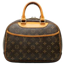 Louis Vuitton-Louis Vuitton Monogram Trouville  Handbag Canvas M42228 in good condition-Other