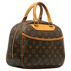 Louis Vuitton-Louis Vuitton Monograma Trouville Bolsa Lona M42228 em boa condição-Outro