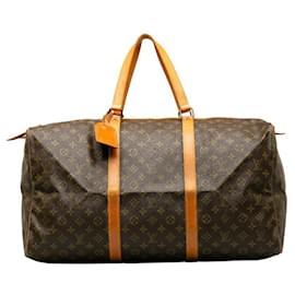 Louis Vuitton-Louis Vuitton Monogram Sac Souple 55 Travel Bag Canvas M41622 in fair condition-Other