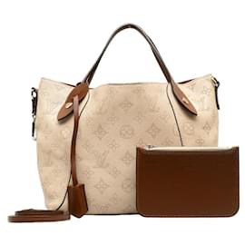 Louis Vuitton-Louis Vuitton Monogram Mahina Hina PM Handbag Leather M51950 in fair condition-Other