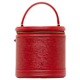 Louis Vuitton-Borsa a mano in pelle Louis Vuitton Epi Cannes Vanity Case M48037 in buone condizioni-Altro