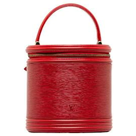Louis Vuitton-Louis Vuitton Epi Cannes Vanity Case Bolsa Couro M48037 em boa condição-Outro