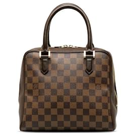 Louis Vuitton-Louis Vuitton Damier Ebene Brera  Canvas Handbag N51150 in Good condition-Other