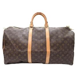 Louis Vuitton-Louis Vuitton Monogram Keepall 55 Canvas Travel Bag M41424 in Excellent condition-Other