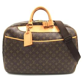 Louis Vuitton-LOUIS VUITTON Monogram Alize 24 Heures Bolsa Lona M41399 Em uma boa condição-Outro