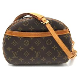 Louis Vuitton-Louis Vuitton Monogram Blois Crossbody Bag Canvas M51221 in fair condition-Other
