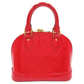 Louis Vuitton-Borsa a mano in pelle Louis Vuitton Monogram Vernis Alma BB M90174 In ottime condizioni-Altro