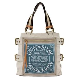 Louis Vuitton-Louis Vuitton Globe Shopper Cabas MM Sacola Lona M95114 Em uma boa condição-Outro