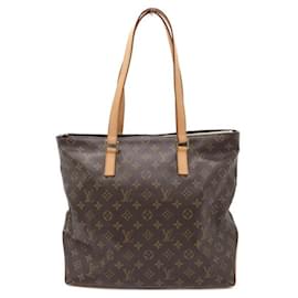 Louis Vuitton-Louis Vuitton Monogram Cabas Mezzo Tote Bag Canvas M51151 in good condition-Other