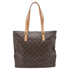 Louis Vuitton-Louis Vuitton Monogram Cabas Mezzo Canvas Tote Bag M51151 in Good condition-Other