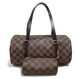 Louis Vuitton-Louis Vuitton Damier Ébène Papillon 30 Borsa in tela N51303 in buone condizioni-Altro