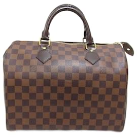 Louis Vuitton-LOUIS VUITTON Damier Ebene Speedy 30 Handtasche Canvas N41531 In sehr gutem Zustand-Andere