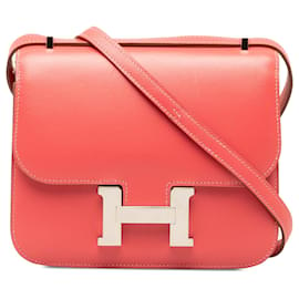 Hermès-Hermes Rojo Swift Mini Constanza 18-Roja