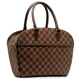Louis Vuitton-Louis Vuitton Brown Damier Ebene Sarria Horizontal-Brown,Dark brown