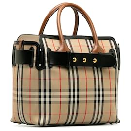 Burberry-Burberry Brown Small Vintage Check Belt Bag-Brown,Multiple colors,Beige