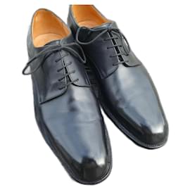 JM Weston-jm weston derby shoes black box 7E 41 wide 41.5-Black