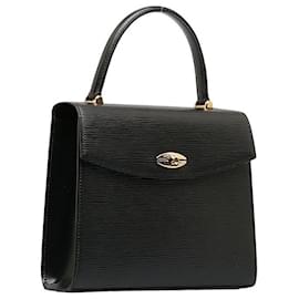 Louis Vuitton-Sac à main Louis Vuitton Epi Marzelve M52372 en cuir noir en bon état-Noir