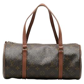 Louis Vuitton-Louis Vuitton Monogram Papillon 30 com Bolsa Bolsa de Lona M51365 em boa condição-Outro