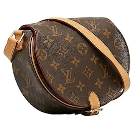 Louis Vuitton-Louis Vuitton Tambourine Canvas Shoulder Bag M51179 in fair condition-Other