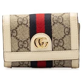 Gucci-Gucci GG Supreme Ophidia Cartera plegable Cartera corta Lona 644334 en buen estado-Otro