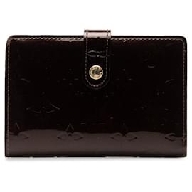 Louis Vuitton-Louis Vuitton Monogram Vernis Portefeuille Viennois Wallet Short Wallet Leather M93521 in good condition-Other
