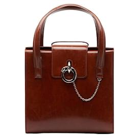 Cartier-Cartier Leather Panthère Handbag Handbag Leather in Good condition-Other