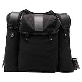 Dior-Dior Nylon & Leather Backpack Backpack Canvas in Good condition-Other