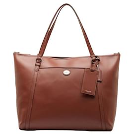 Coach-Coach Leather Peyton Tote Bag Leather Tote Bag F77606 in Good condition-Other