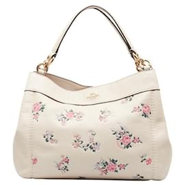 Coach-Coach Small Floral Leather Lexy Bag Handbag Leather F25858 in good condition-Other