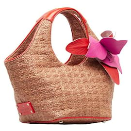 Kate Spade-Kate Spade Raffia Basket Handbag Handbag Natural Material in Good condition-Other