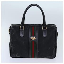 Gucci-GUCCI GG Canvas Web Sherry Line Shoulder Bag 2Set Beige Red Green Auth ar11555-Red,Beige,Green