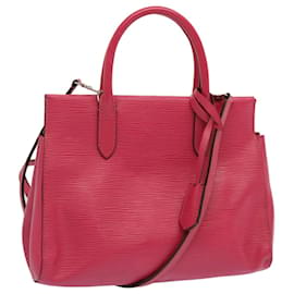 Louis Vuitton-Bolsa LOUIS VUITTON Epi Marley BB 2maneira Fúcsia M41378 LV Auth bs13553-Fuschia