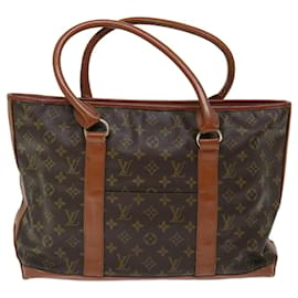 Louis Vuitton-LOUIS VUITTON Monogram Sac Weekend PM Tote Bag M42425 LV Auth bs13451-Monogram