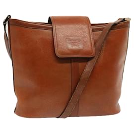 Autre Marque-Burberrys Shoulder Bag Leather Brown Auth hk1238-Brown