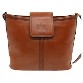Autre Marque-Burberrys Shoulder Bag Leather Brown Auth hk1238-Brown