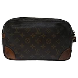 Louis Vuitton-LOUIS VUITTON Monogram Marly Dragonne GM Clutch Bag M51825 LV Auth th4769-Monogram