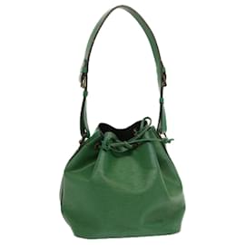 Louis Vuitton-LOUIS VUITTON Epi Petit Noe Shoulder Bag Green M44104 LV Auth 70550-Green