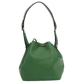 Louis Vuitton-LOUIS VUITTON Epi Petit Noe Shoulder Bag Green M44104 LV Auth 70550-Green