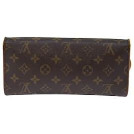 Louis Vuitton-LOUIS VUITTON Monogram Pochette Twin GM Shoulder Bag M51852 LV Auth bs13083-Monogram