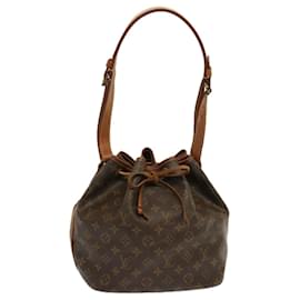 Louis Vuitton-Bolsa de ombro LOUIS VUITTON Monogram Petit Noe M42226 Autenticação de LV 68753-Monograma