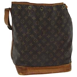 Louis Vuitton-LOUIS VUITTON Monogram Noe Shoulder Bag M42224 LV Auth 70546-Monogram